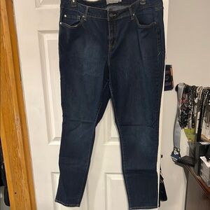 Torrid Dark Blue Skinny Jeans